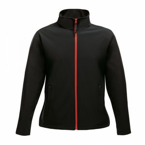 Regatta - Dames Ablaze Printable Softshell Jas (Zwart/Rood)