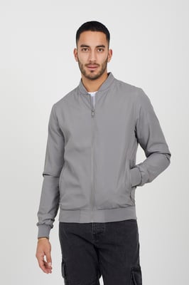 Grey 'Sanjay' Bomber Jacket