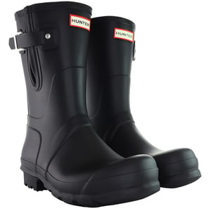 Hunter Insulated Mens Svarta Wellington Kängor