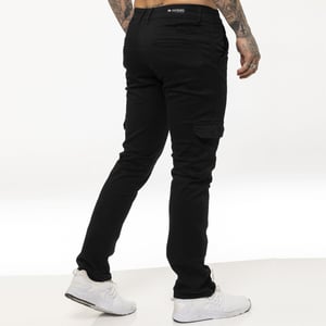 Enzo Mens Cargo Combat Chinos
