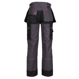 Regatta Mens Infiltrate Softshell Stretch Work Trousers (Iron/Black)