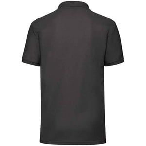 Fruit of the Loom Heren 65/35 Poloshirt (Zwart)