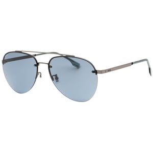 Hugo Boss Grey Lens Dark Ruthenium Grey Sunglasses