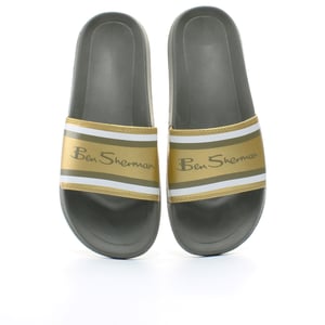 Ben Sherman Weston Mens Khaki Sliders