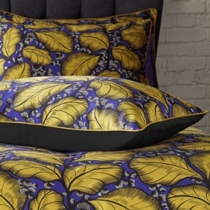 EW by Edinburgh Weavers Magali Leaf Premium Cotton Sateen Pillowcase Pair