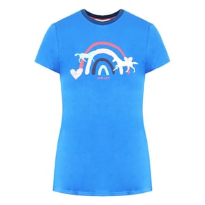 Ariat Rainbow Wishes Kids Blue T-Shirt