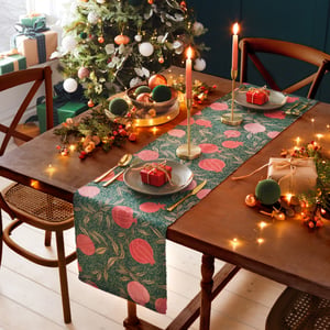 Paoletti Pomegranate Trending Large Table Runner