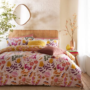 furn. Protea Floral Reversible Duvet Cover Set