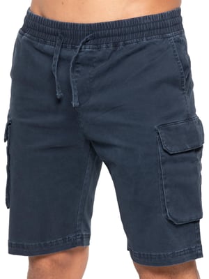 Enzo | Heren Cargo Korte Broek - Navy