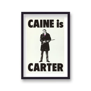 Michael Caine as Jack Carter Vintage Publicity Poster for Get Carter Graphic Design 1 1971