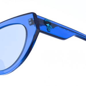 Acetat-Sonnenbrille mit ovaler Form KL6043S Damen