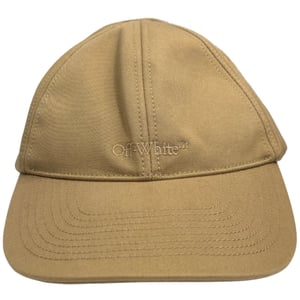 Off-White Monotone Logo Baseball Cap Beige