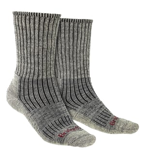 Bridgedale - Mens Hiking Midweight Merino Wool Socks - Stone Grey