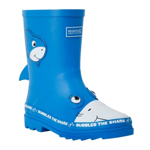 Regatta Kinderen/Kinderen Mudplay II Bubbles De Haai Wellington Laarzen (Blauw)