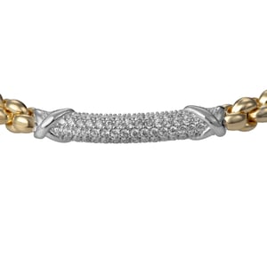 Orphelia 'Ilaila' Dames 925 Sterling Zilveren Armband - Zilver/Goud ZA-7394