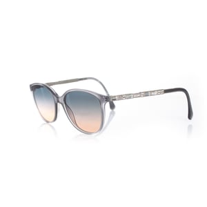grey sunglasses with rhinestones temples