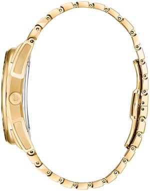 Bulova Curv Dames Horloge Goud 97P136