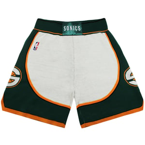 Mitchell & Ness x CLOT NBA Seattle Supersonics Knitted Shorts