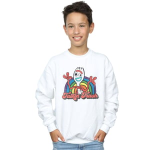 Disney Jongens Toy Story 4 Forky Talkin´ Trash Sweatshirt (Wit)