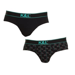 Pack-2 Slips Funny breathable fabric KL2006 man