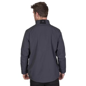 Island Green Mens Stretch Golf Waterproof Jacket (Charcoal/Black)