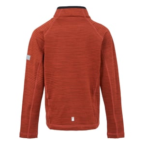 Regatta Kinderen/Kinderen Berley Half Zip Top met lange mouwen (Roodoker/Zwart)
