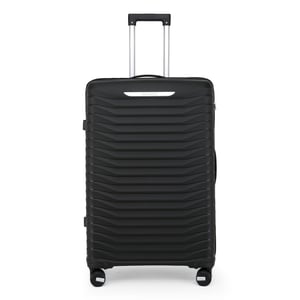 Hårdskal Svart Classic Resväska Set 8 Hjul Cabin TSA Bagage Väska Semester Resor