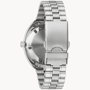 Bulova Oceanographer Heren Zilveren Horloge 96B405