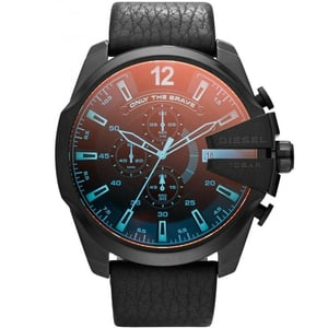 Diesel DZ4323 Mega Chief Chronograaf Zwarte Wijzerplaat Herenhorloge