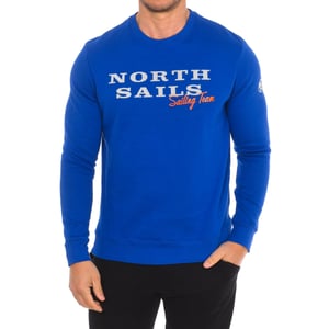Sweater met lange mouwen en ronde hals 9022970 heren