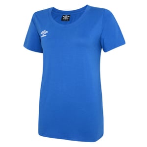 Umbro Dames/Dames Club Vrijetijds-T-shirt (Koningsblauw/Wit)