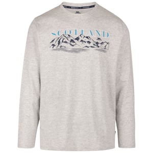 Trespass Mens Paral Printed T-Shirt (Grey Marl)