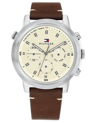 Tommy Hilfiger Troy Heren Bruine Horloge 1792102