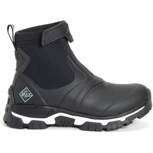 Muck Boots Apex Mid Zip Gummisvarta/Vita Stövlar