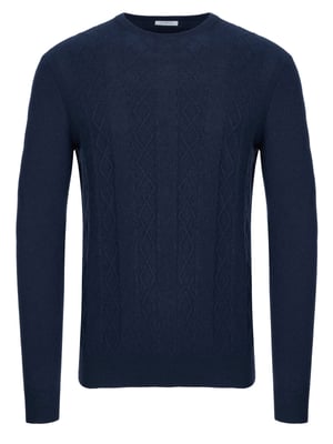 Malo Optimum kasjmier trui navy