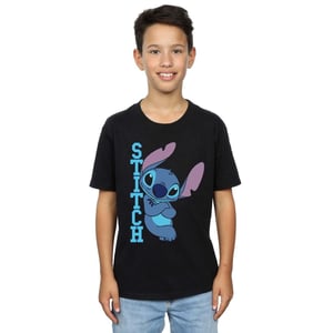 Disney Jongens Lilo en Stitch Posing T-shirt (Zwart)