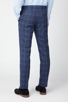 Overcheck Suit Trousers