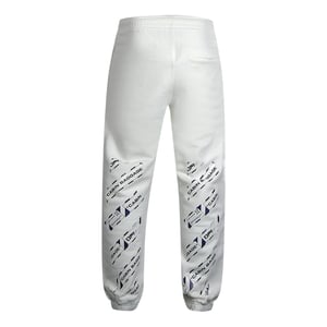 Off-White Airport Tape Logo White Sweatpants
