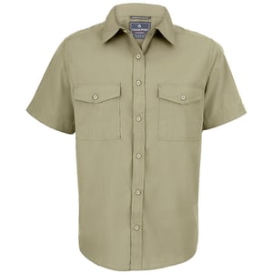 Craghoppers Mens Expert Kiwi Short-Sleeved Shirt (Pebble)