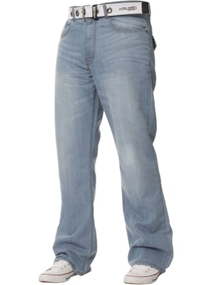 Kruze Heren Bootcut Denim Jeans