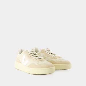 V-90 Sneakers - Veja - Läder - Beige