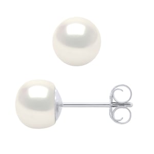 Oorbellen Pearl Zoetwater 6-7mm White 925