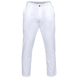 Under Armour Golf Stretch Waist Bottoms White Mens Takeover Trousers 1309546 100
