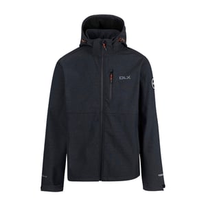 Justin DLX Marl Soft Shell-jacka för herrar (Black Marl)