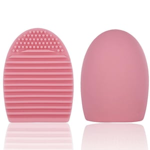 Envie Silicone Egg Sponge Scrubber Make-Up Brush Cleaner Pink