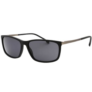 Hugo Boss Grey Lens Matte Black Sunglasses
