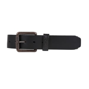 Regatta Heren Pro Leren Taille Riem (Zwart)
