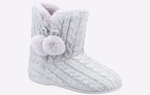 Fleet & Foster Apple Knitted Bootie Slipper Womens