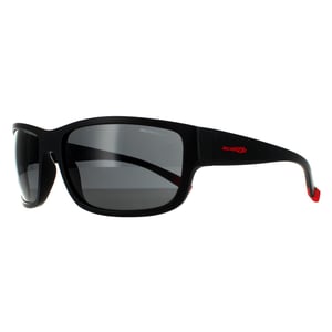 Arnette Rectangle Mens Matte Black Dark Grey Solglasögon