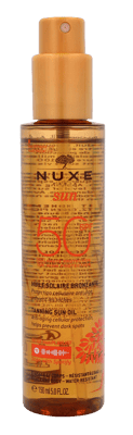 Nuxe Sun Tanning Sun Oil High Protection for Face & Body SPF50